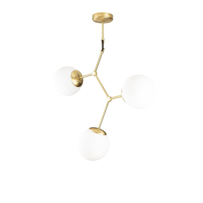Opviq Damar - 6317 Lámpara de araña moderna en Amarillo y Blanco Opviq Damar - 6317 Lámpara de araña moderna en Amarillo y Blanco